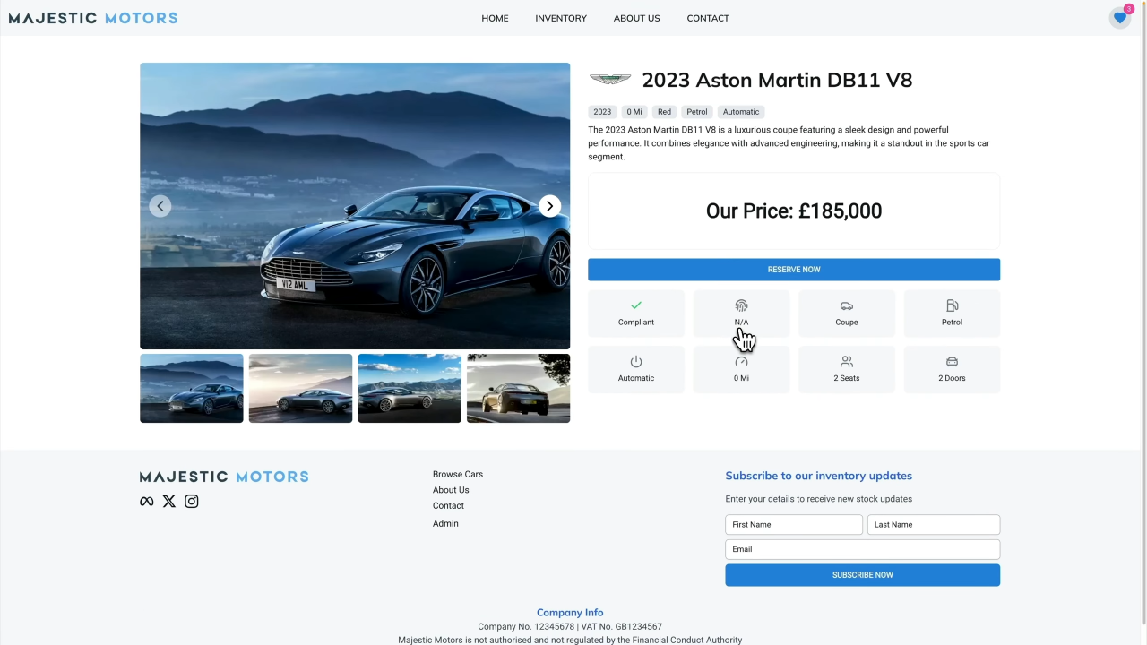 Customer Interface & Search